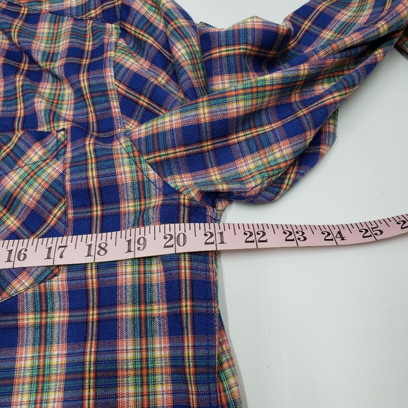 The North Face Woman's Plaid Button-Up Shirt Medium - Picture 12 of 14